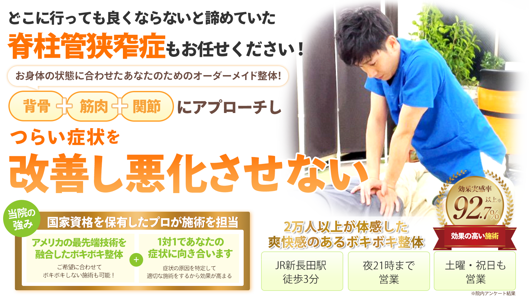 脊柱管狭窄症TOP